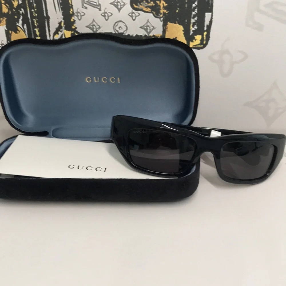 ✨ Luxury New Authentic Gucci GG1296S 001 Sunglasses ✨